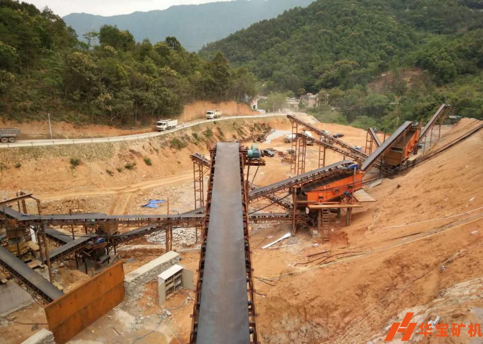 廣東梅州豐順縣揭嶺石場時產300噸 廣東梅州豐順縣揭嶺石場時產300噸